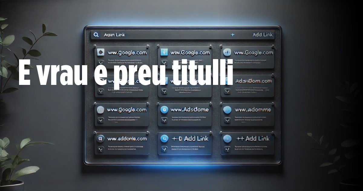 E vrau e preu titulli